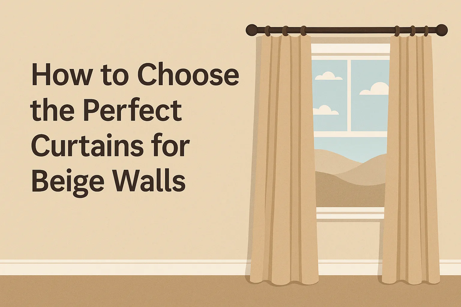 How to Choose the Perfect Curtains for Beige Walls